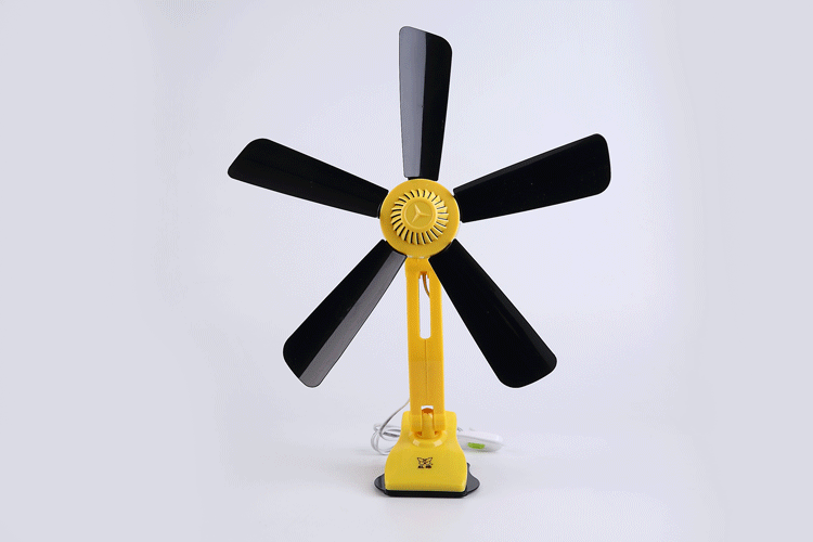 小电风扇迷你学生宿舍床上风扇办公室桌面静音五叶台夹扇一件代发