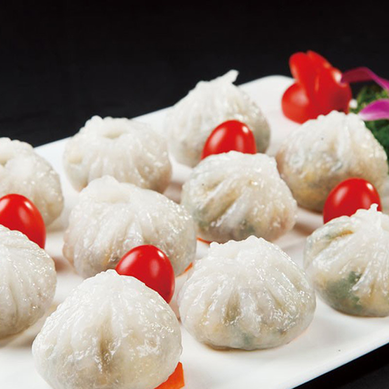 安井上海总代速冻水晶包美味可口火锅麻辣烫关东煮食品批发可出口