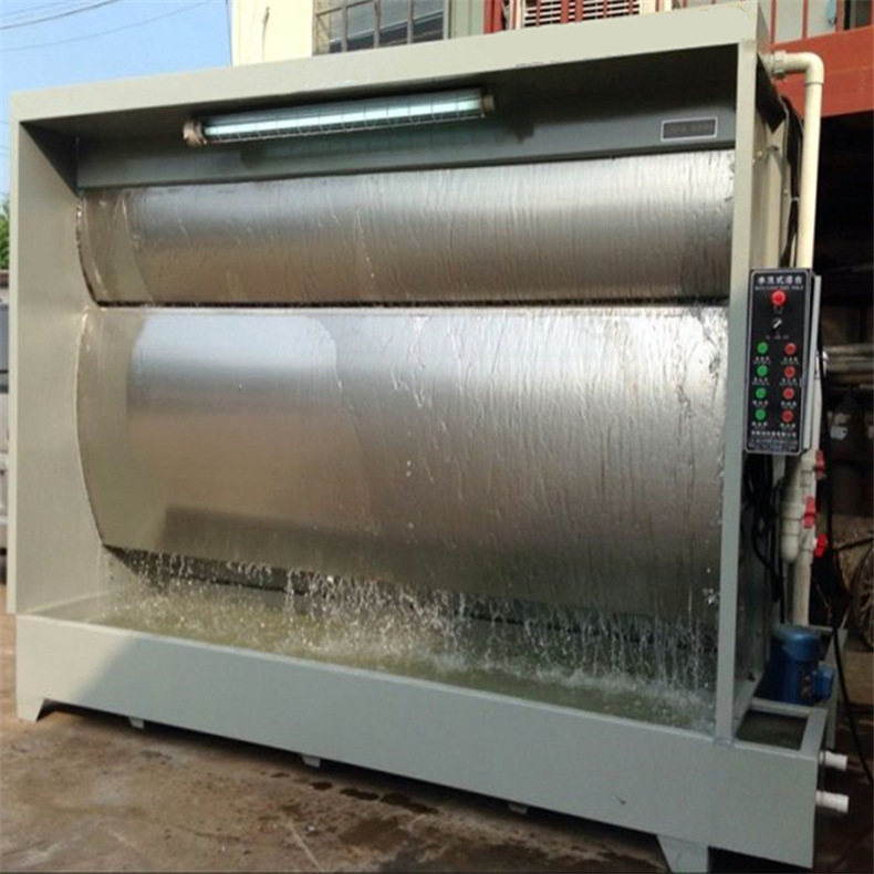 水帘柜喷漆台 烤漆房水帘机 操作简单 运行可靠 环保型水帘柜
