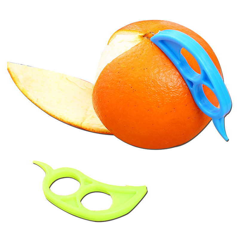 Little Mouse Device Used to Cut Oranges Multi-Function Peel Orange Grapefruit Artifact Long Plastic Orange-Peeling Device Orange Peeler