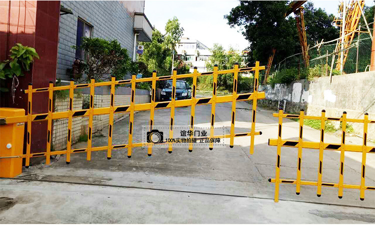 小区栅栏道闸机 三栏格栅升降起杆 门卫遥控大门栏杆自动挡车器门