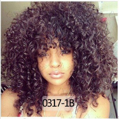 爆炸头假发curly hair 非洲黑人女士小卷假发