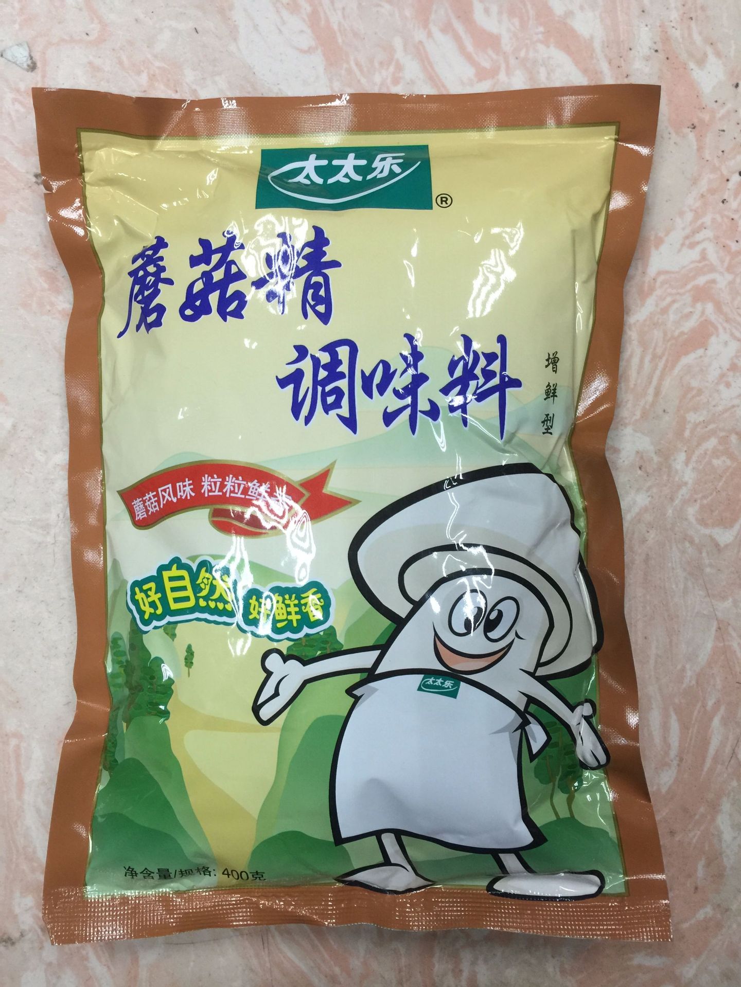 太太乐蘑菇精400g 炒蔬菜煲汤 鸡精袋装调味料