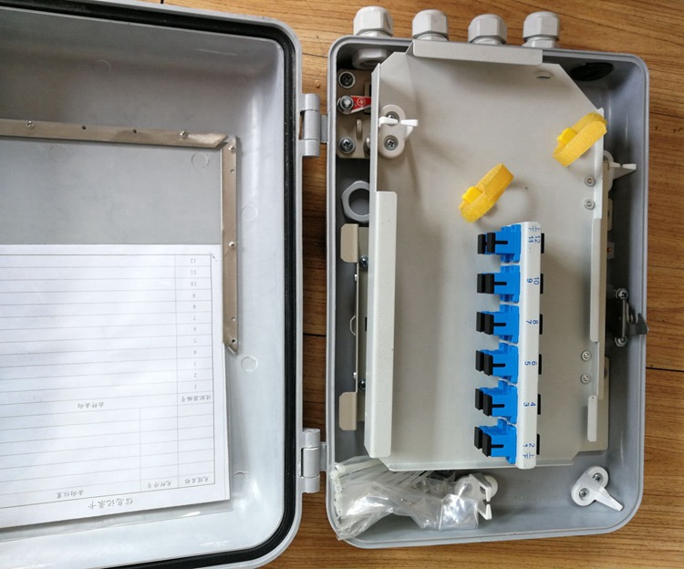 精加工规格齐全通信设备smc材料电信款12芯24芯光缆分纤箱