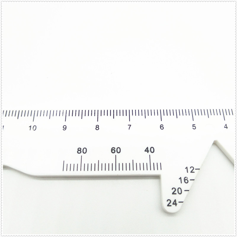 瞳距尺 塑料瞳距尺 硬尺 小号瞳距尺双面刻度 眼镜店 量瞳距工具
