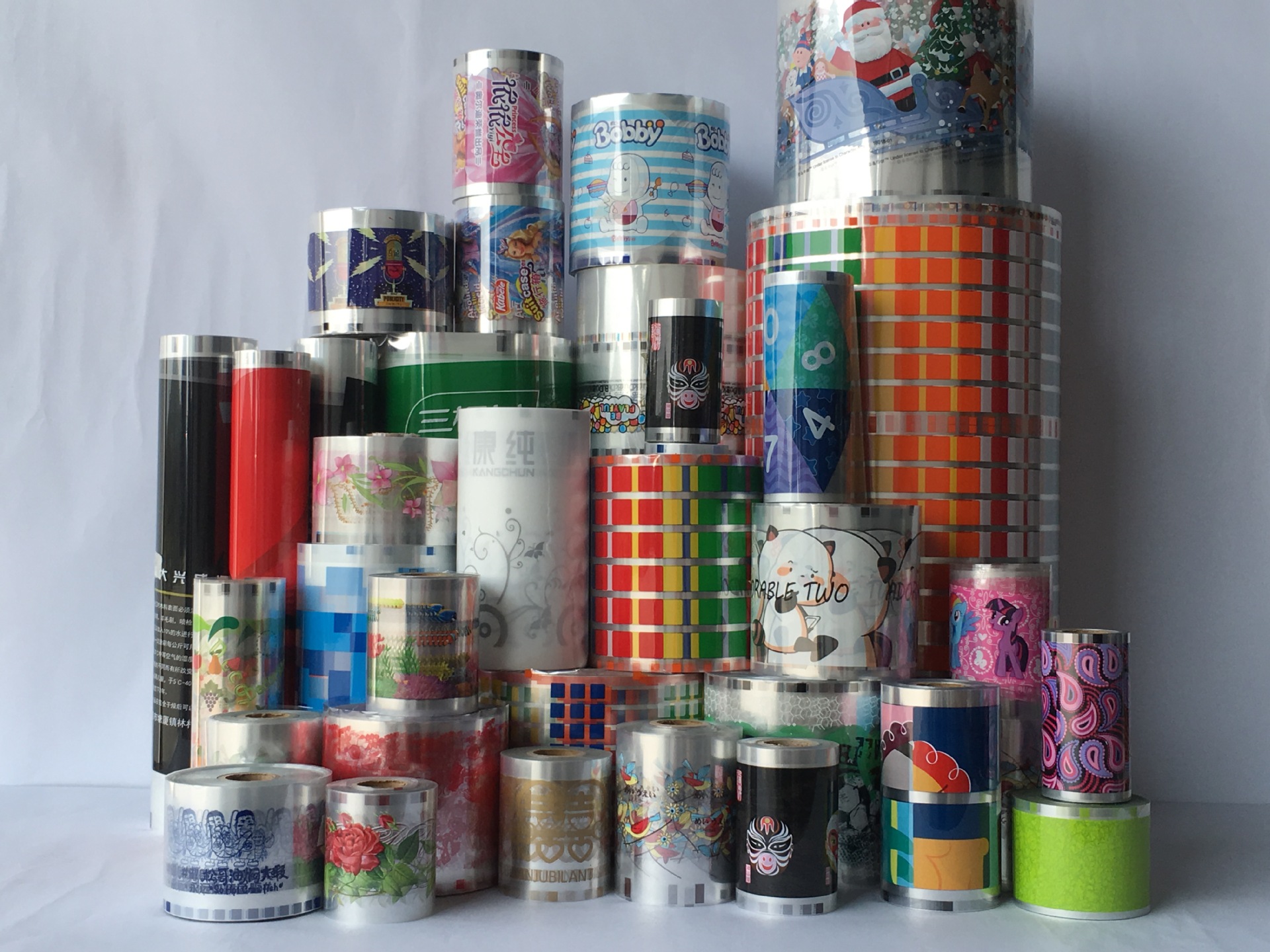 厂家直销塑料桶热转印膜 pet转印膜 烫印膜 铅笔镭射花膜定做加工