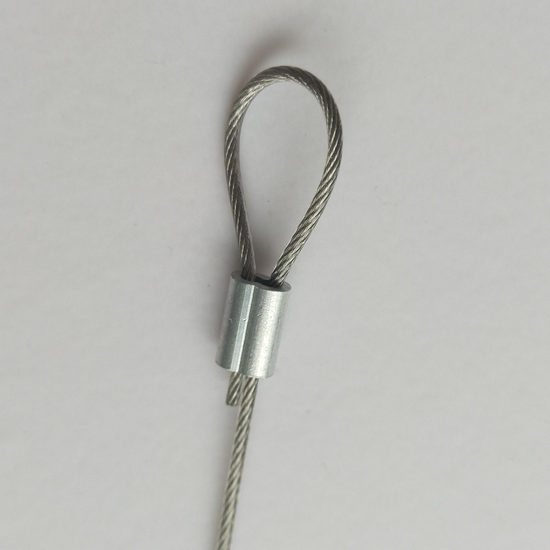 厂家定制包塑锁具钢丝绳 舞台用安全防护钢丝绳 铝套压制钢丝绳