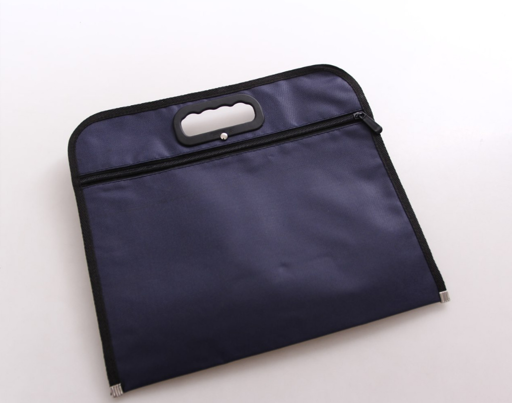 斯莫尔sl-411双层牛津布袋子手提袋文件袋公文袋资料袋a4