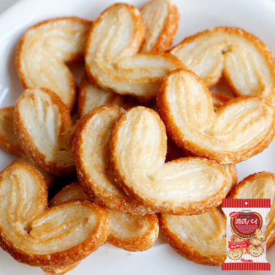 日本进口零食 三立饼干/sanritsu迷你蝴蝶酥曲奇40g*64包