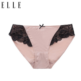 elle内衣镂空蕾丝性感妩媚低腰内裤舒适透气女士三角底裤1bl553