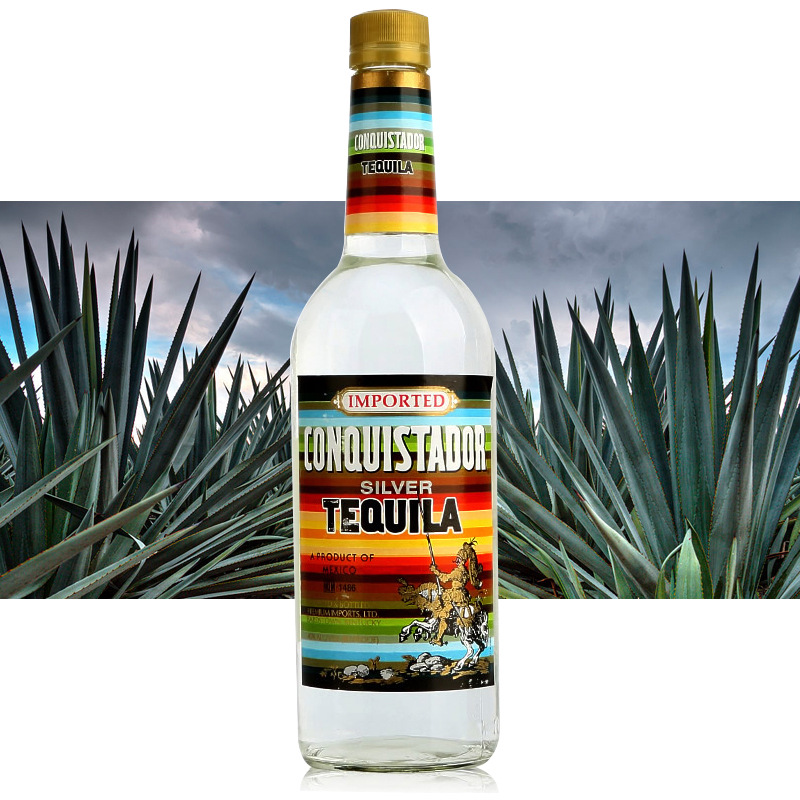 洋酒批发 促销 白金武士龙舌兰银conquistador silver