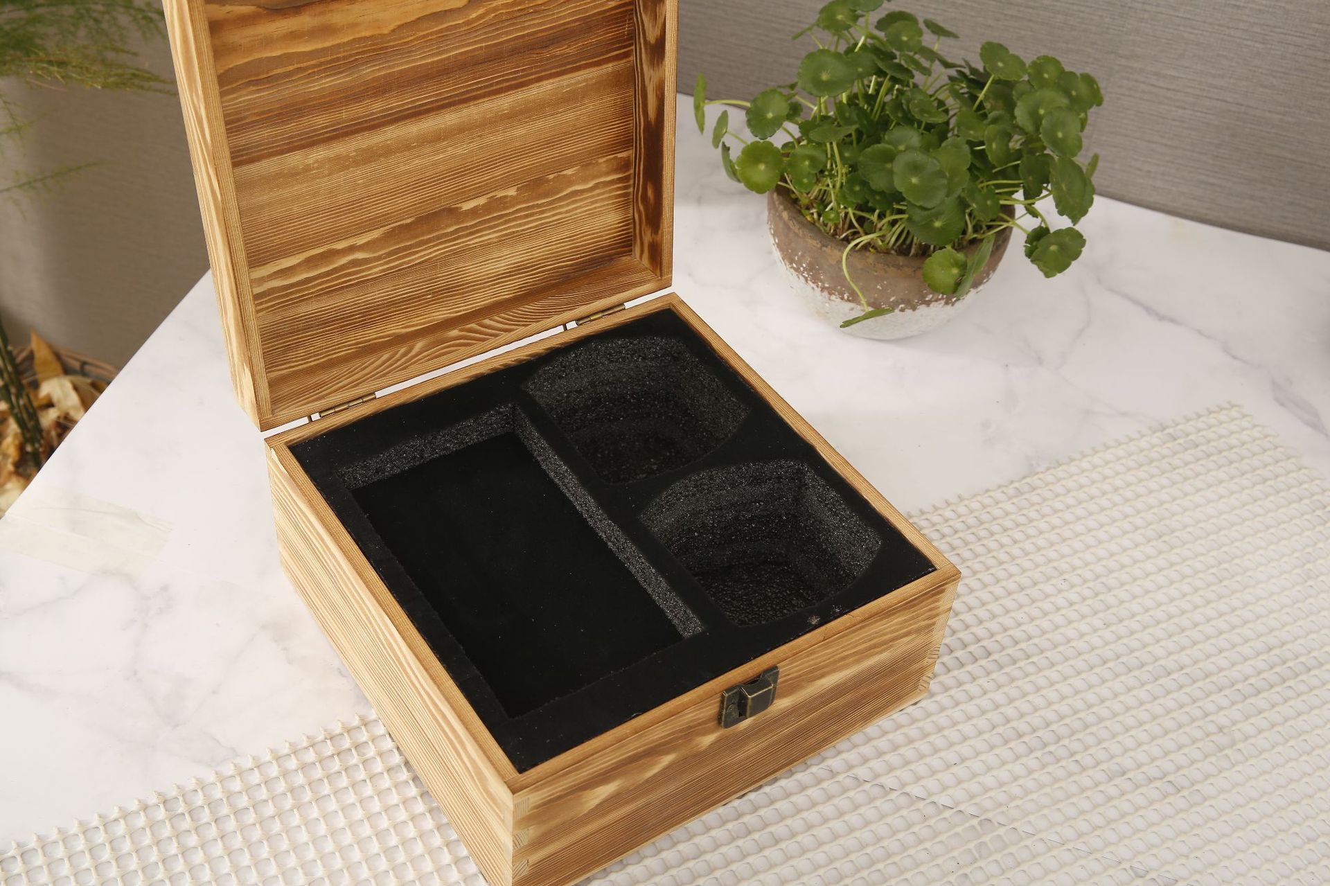 泰达木业可定制精美木盒定做松木收纳礼品盒加印logo厂家