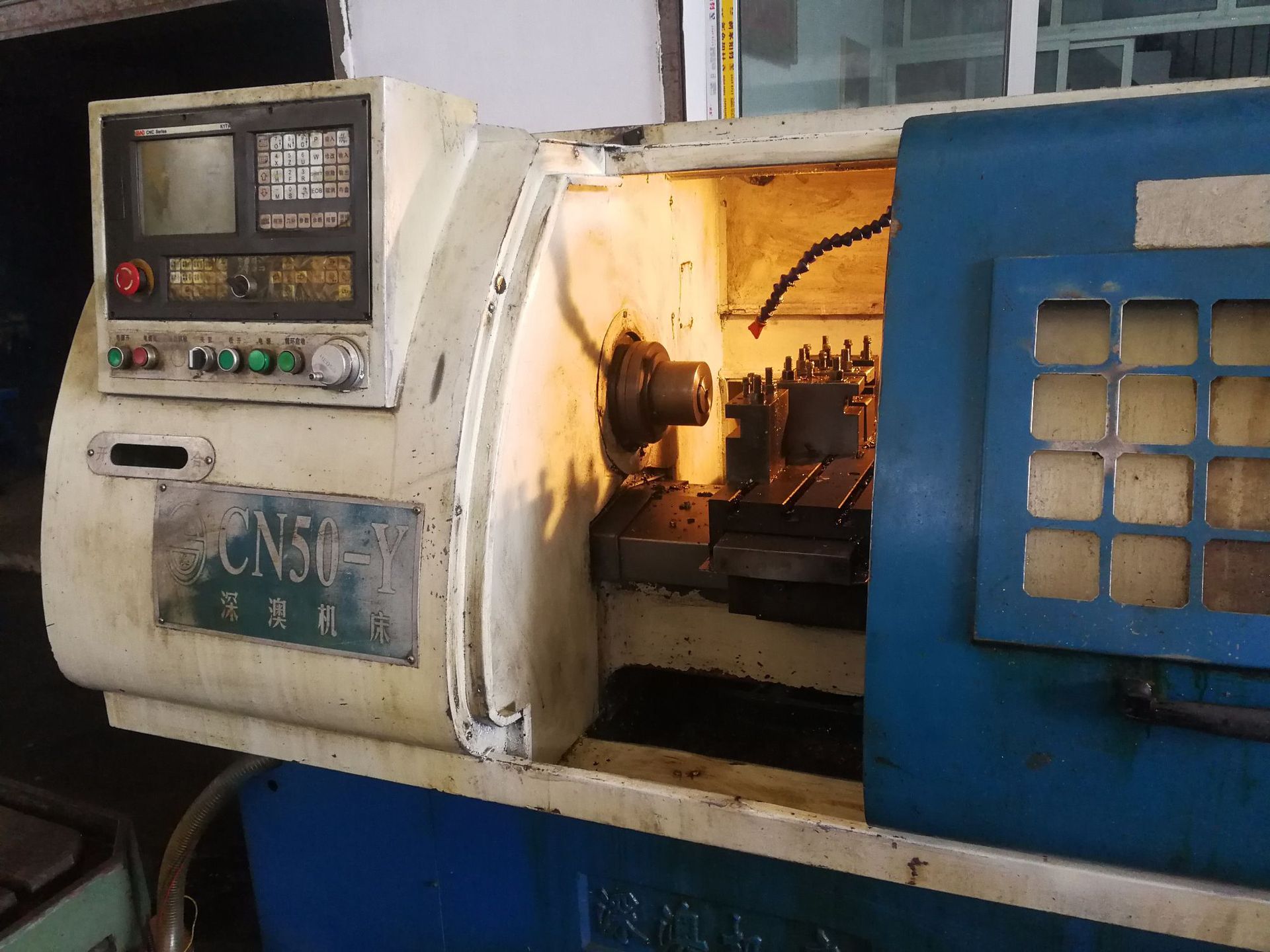 小型数控车床cn50-y二手小型数控车床回收