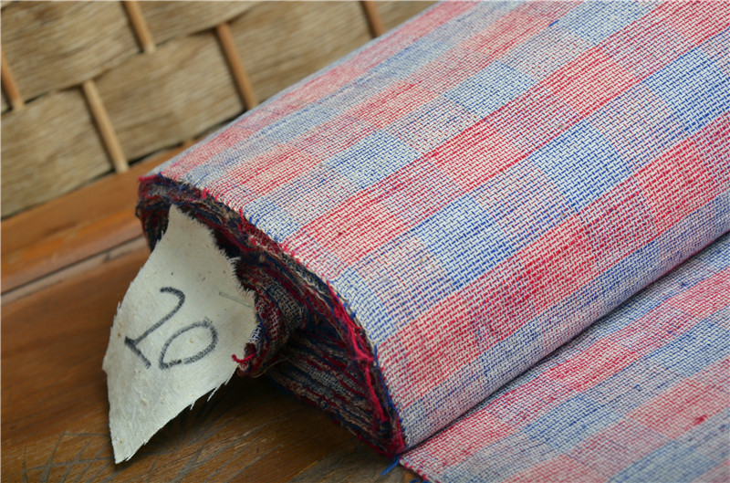 上海农村回收全棉老粗布 古董布 老物件 粗布 薄款旗袍面料