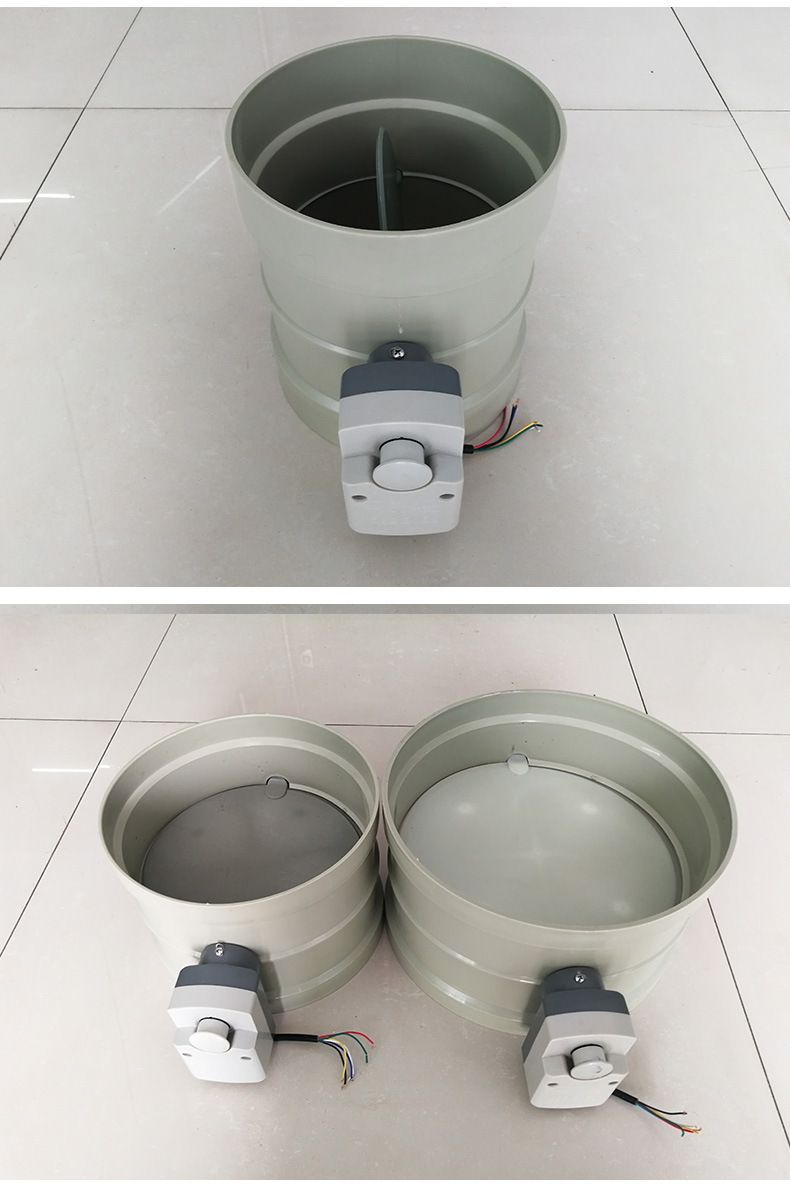 pp电动风阀通风管蝶阀 pp风阀厂家直销承插风阀手动调节阀耐用