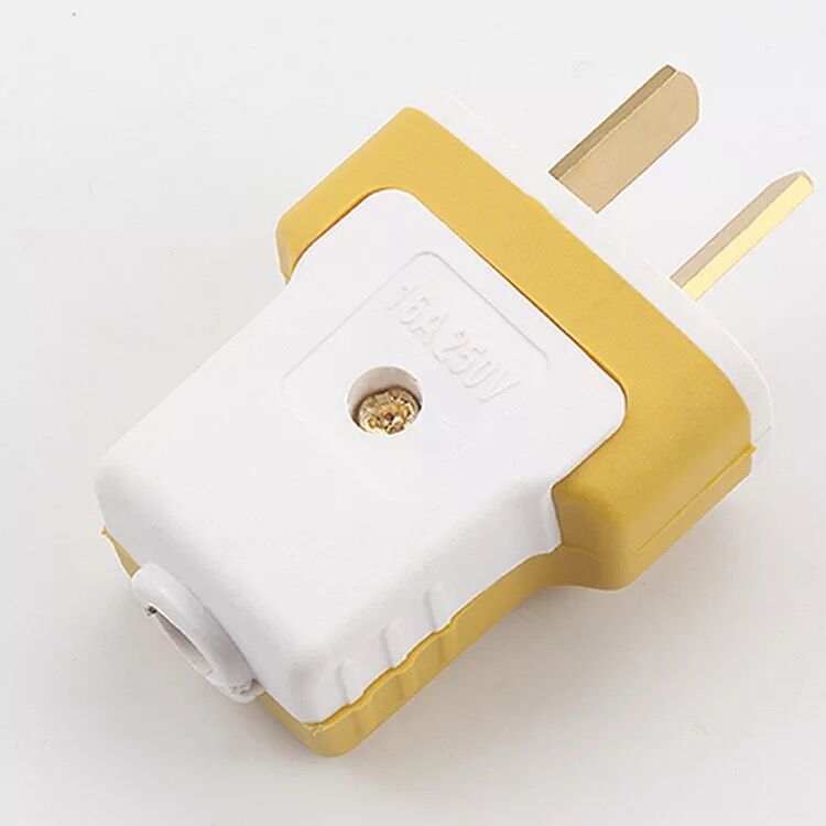 厂家直销二极电线插头 接线两孔两项电源二脚二极 工业家用插头