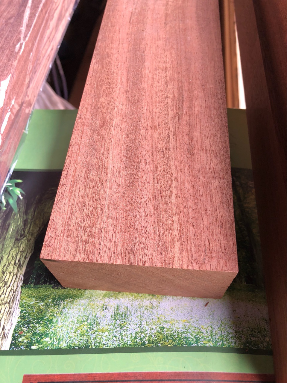 刚果沙比利8*4实木硬木方料原木方料木条方条子床拦木杆扶手台脚