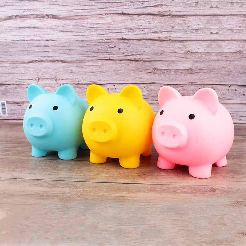 Piggy Coin Bank Advertising Gift Children's Day Gift TikTok Vinyl Toy Decoration Change Piggy Bank Coin Bank