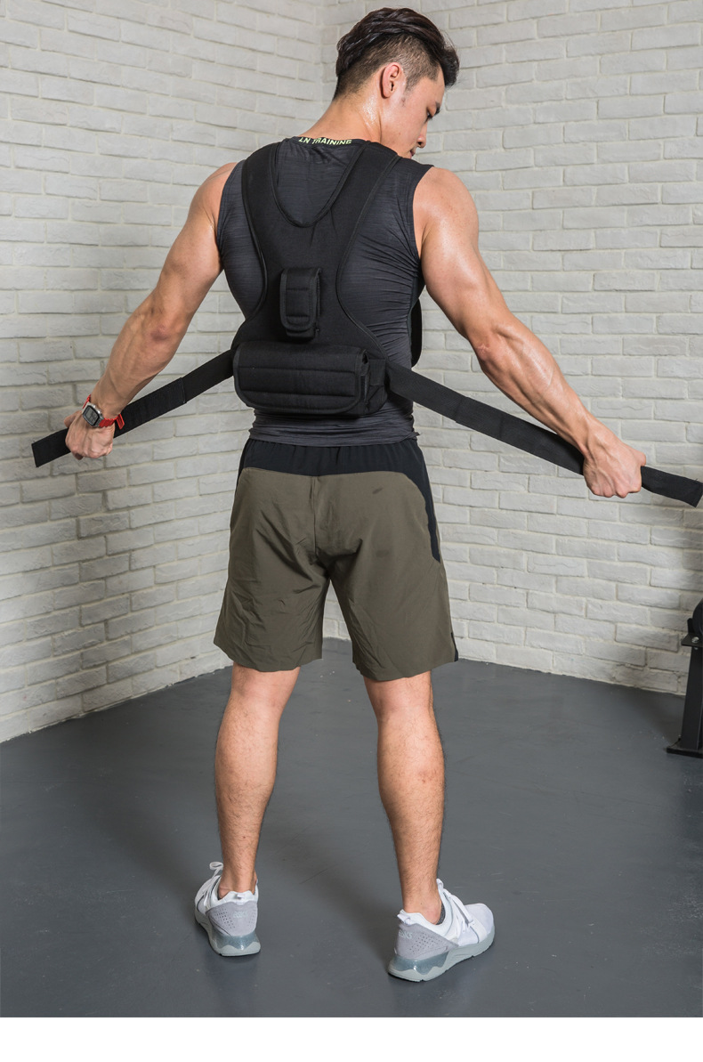 工厂10-20kg公斤负重背心 田径跑步负重训练 运动健身女士负重衣