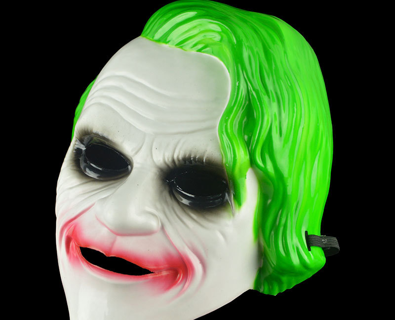 珍藏版工艺面具树脂电影面具蝙蝠侠面具暗黑骑士面具绿发小丑面具