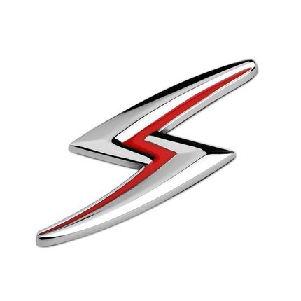 s14 s15 汽车个性改装金属闪电车标 车尾标 车身贴尾标侧标装饰贴