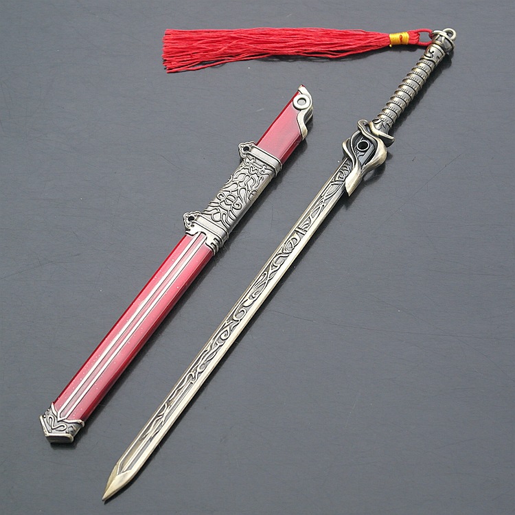 楚乔传兵器楚乔残虹剑 宇文玥破月剑汉剑合金武器带剑鞘22厘米