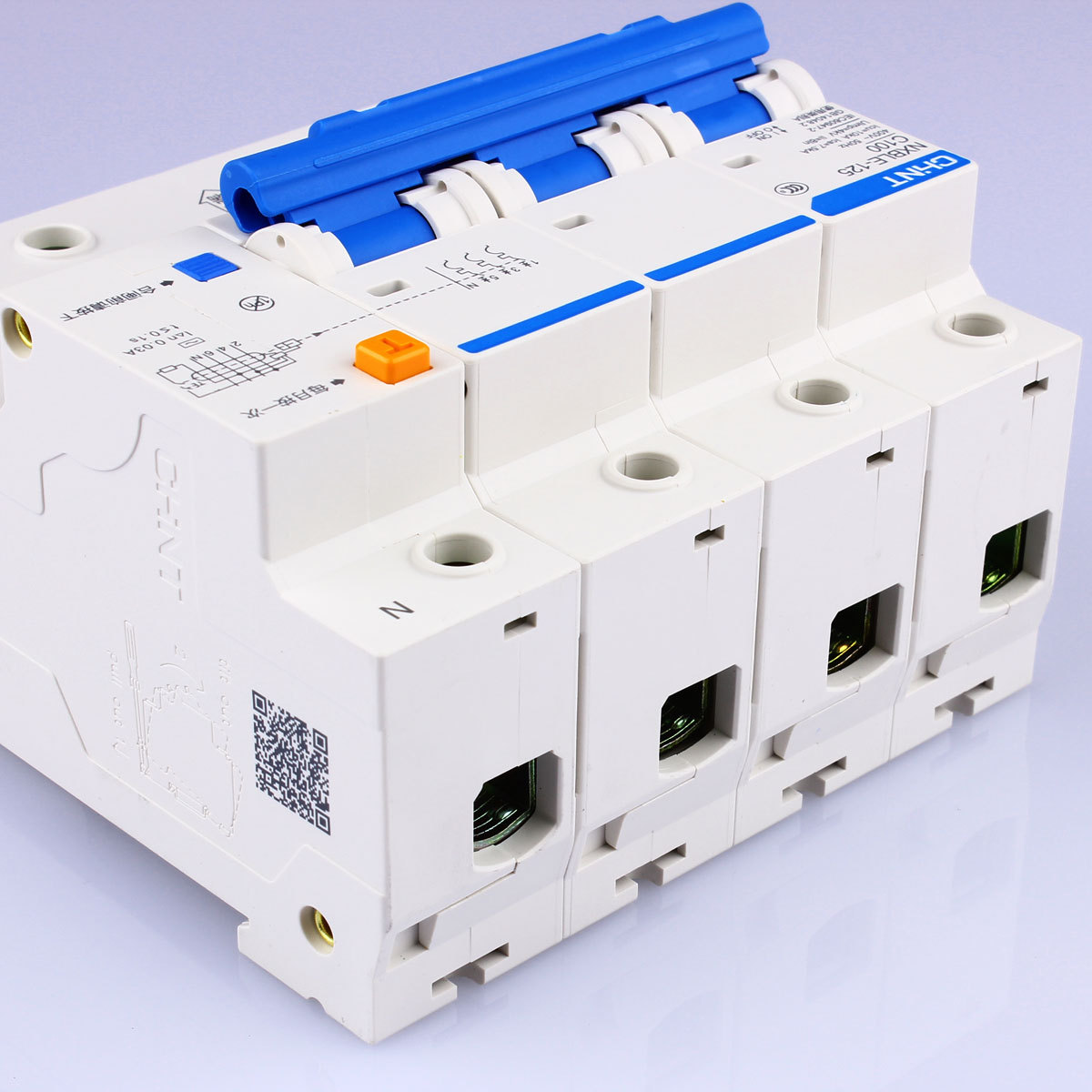正泰昆仑nxble-125 3p n c100漏电断路器 三相四线漏保100a c型