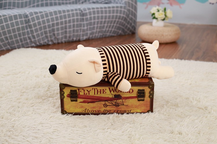 热卖批发 羽绒棉软体趴趴熊 毛绒玩具公仔可加工定制logo招代理