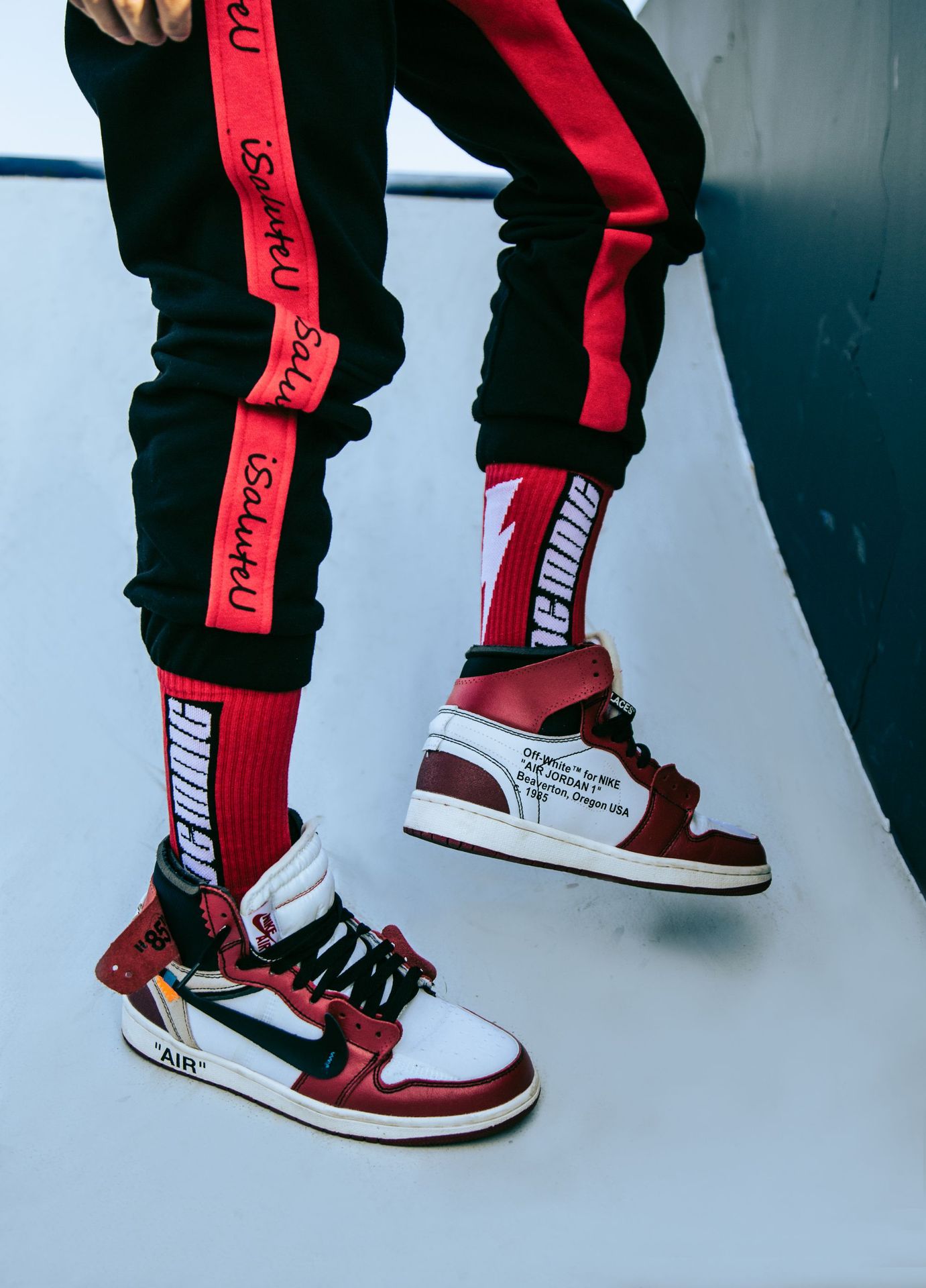 欧美街头嘻哈潮牌袜子原宿滑板运动高筒袜韩版ins纯棉男女袜闪电