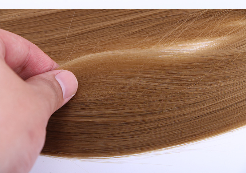 非洲化纤发帘synthetic hair straight 27#三件套高温丝发70g每条