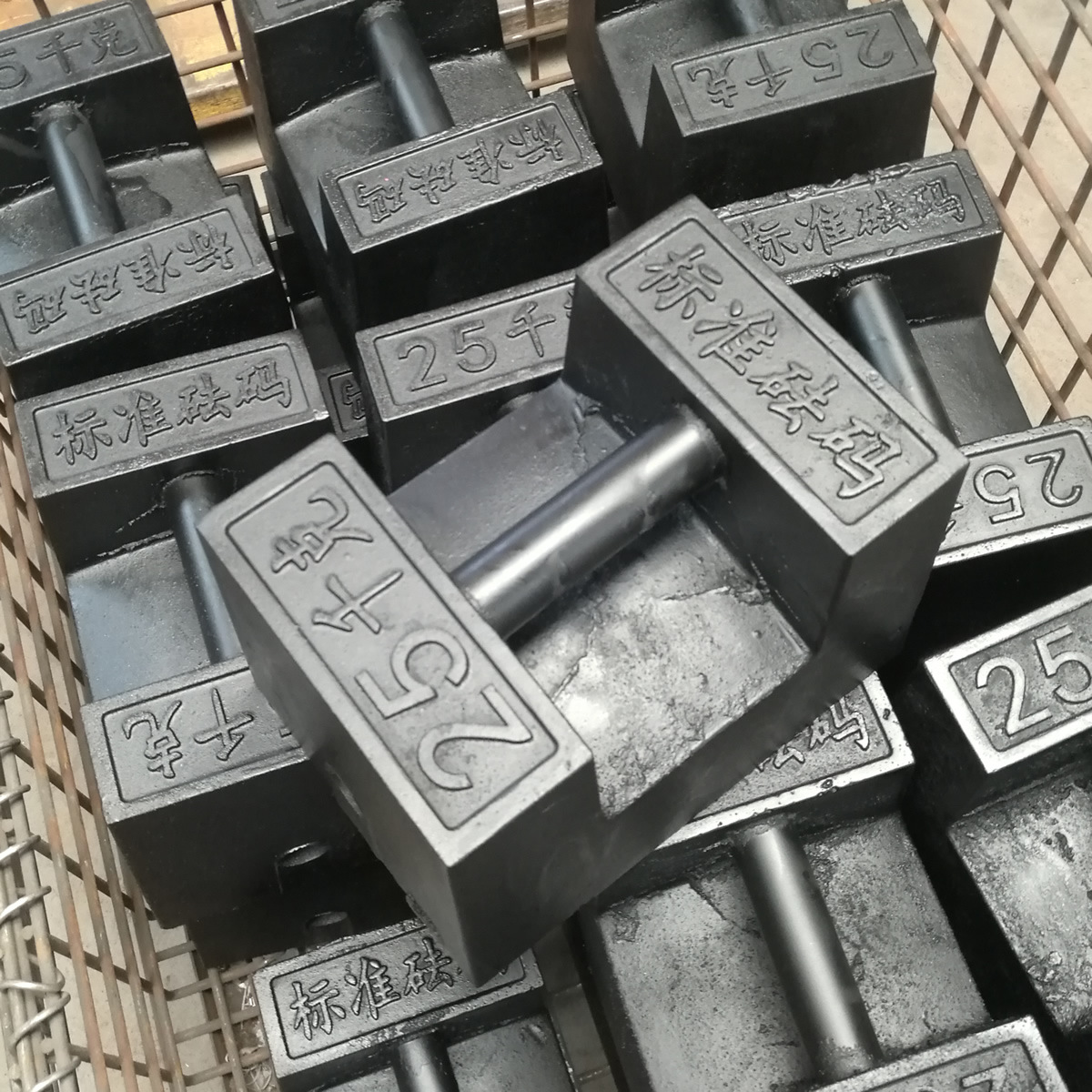 铸铁砝码标准法码电梯锁形型校准砝码1kg2kg5kg10kg20kg25kg千克
