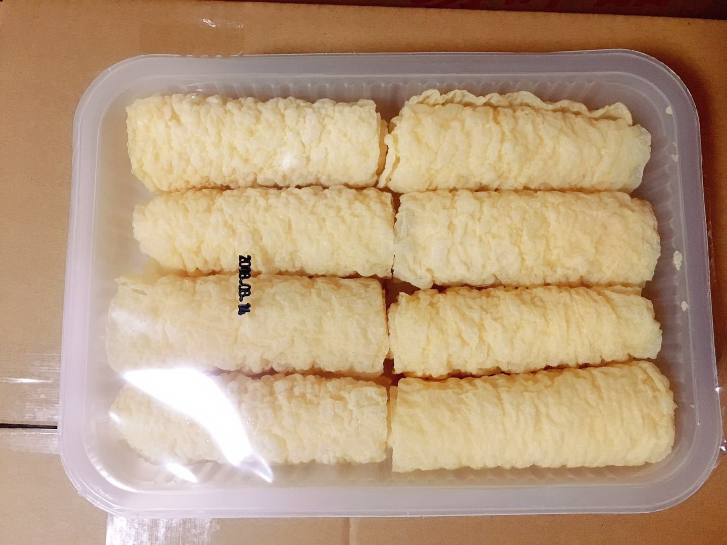 炸腐皮 香港黄金卷 响铃卷 响之卷 油炸豆腐皮 火锅食材180g/盒