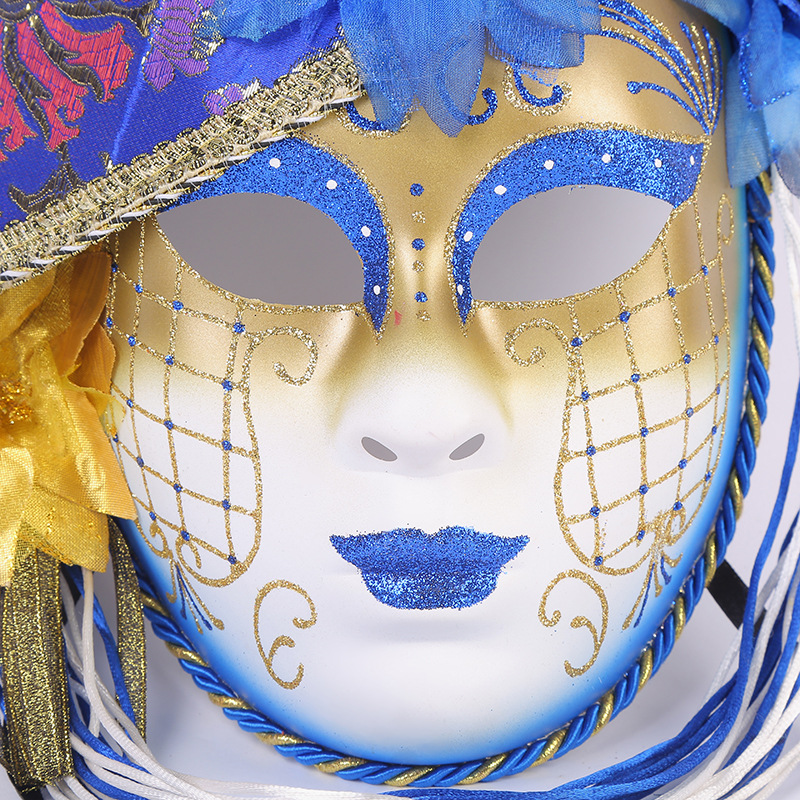 Factory Direct Sales Halloween Cross-Border Temperament Queen Venice Party Mask Wholesale