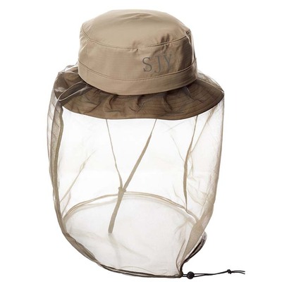 *2018定制防蚊网纱罩速干渔夫帽子360度防紫外线速干防蚊盆帽