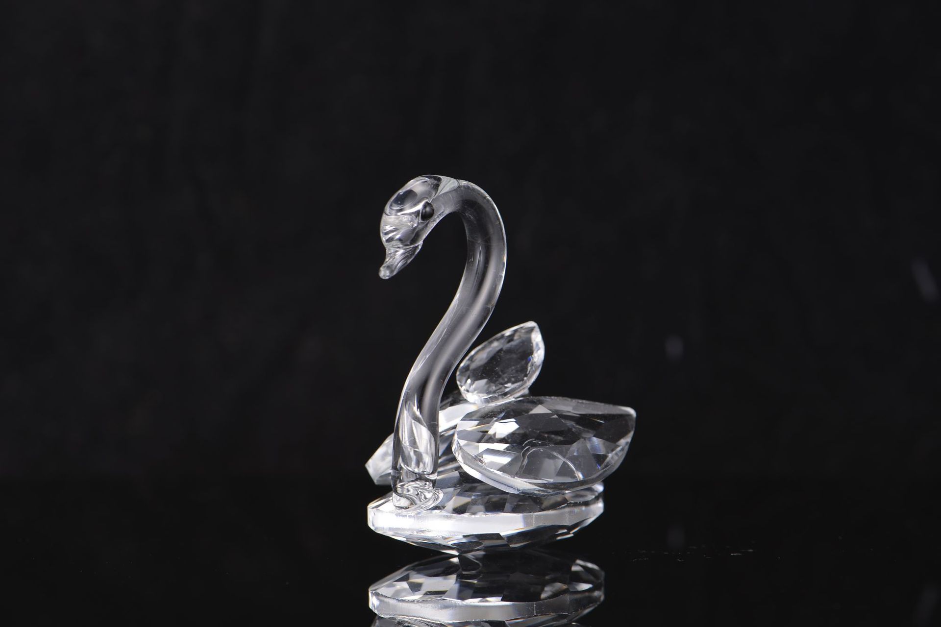 水晶天鹅摆件 客厅创意装饰摆件 节日礼物 厂家直销