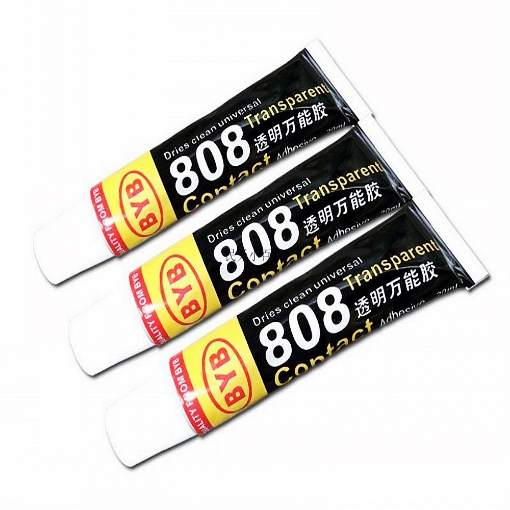 10支一版正品比一比808强力快干透明无痕修补粘合补木线塑料胶水