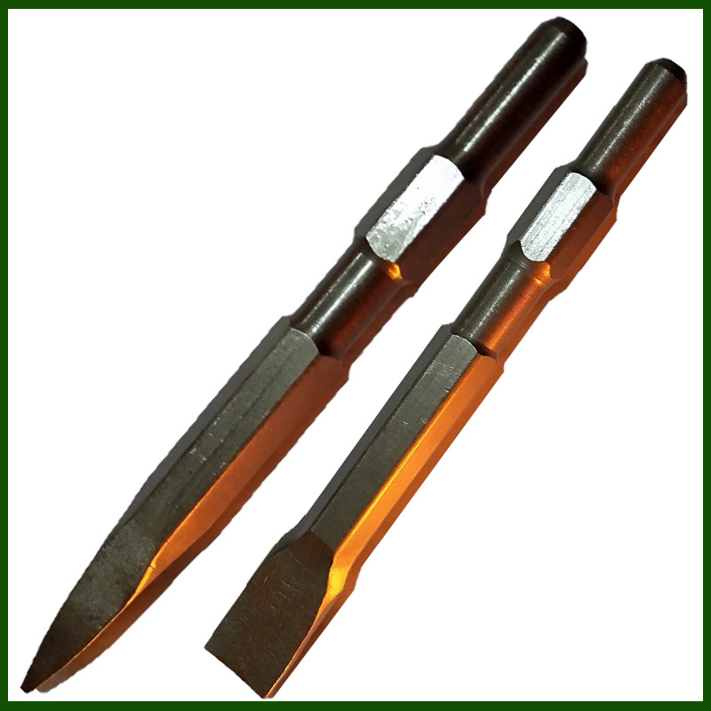 厂家直销电锤方柄钻头 四坑电动尖扁凿子六角錾子鲁诚工具