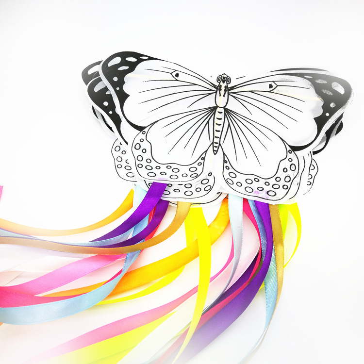 迷你儿童手工蝴蝶风筝 竹工艺风筝 mini风筝 微型风筝材料包订制