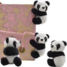 特色 熊猫夹子卡通可爱便签夹 毛绒小玩偶促销外事出国小礼品礼物