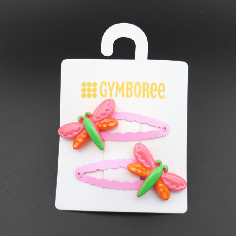 Gyoree Jinying Shell Barrettes Butterfly Animal Bee Dragonfly Mushroom Hair Accessories Bang Clip Fat Flower Clip Gift