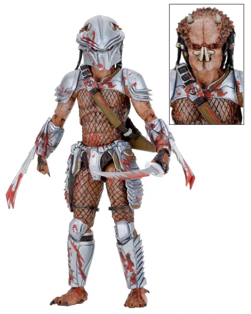 neca 18波异形 女铁血 predator 长老猎蛇刀疤铁血 7寸可动 手办