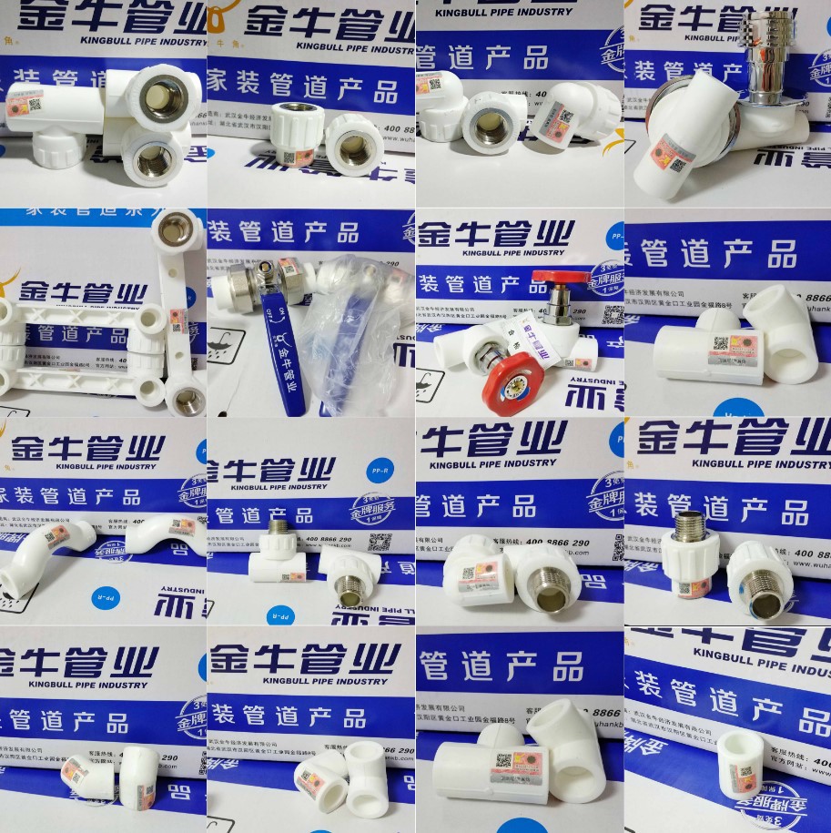 金牛ppr水管正品 武汉金牛管业 冷热水管 金牛管 20管4分管