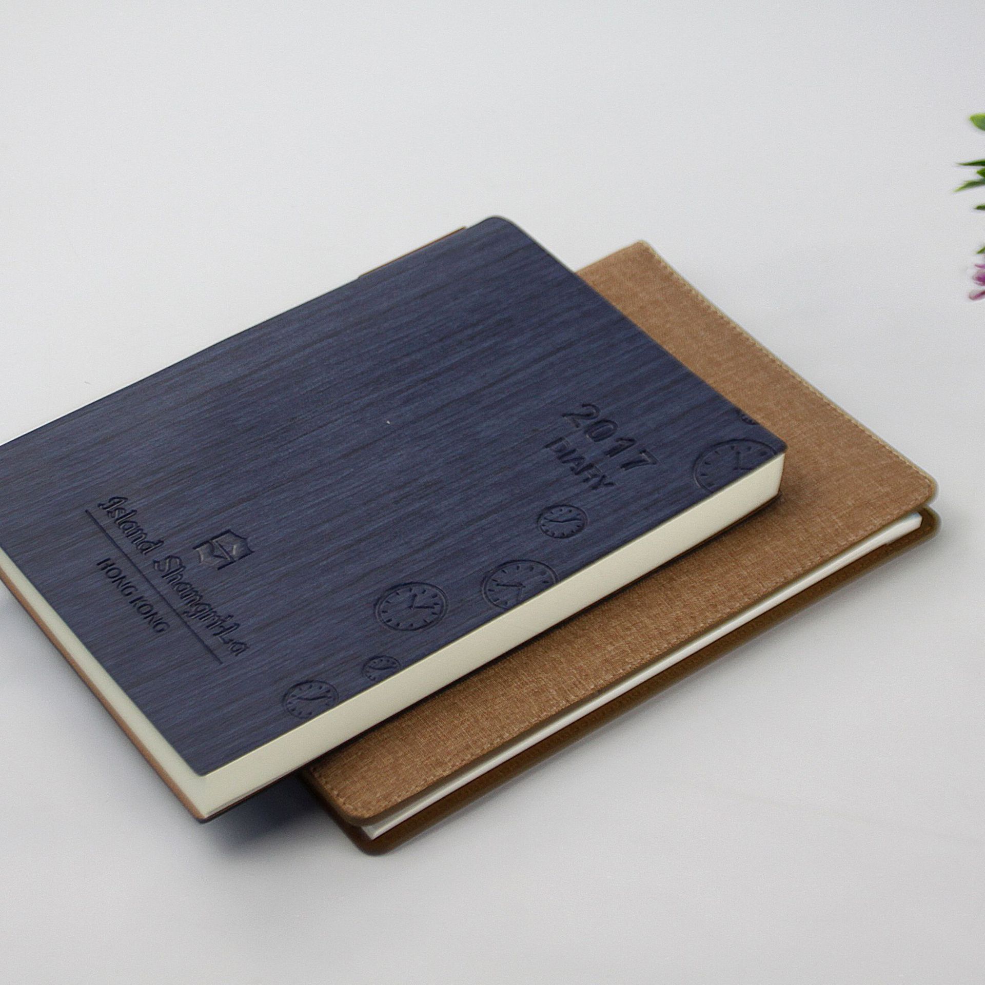 皮革笔记本定制 记事本定做logo