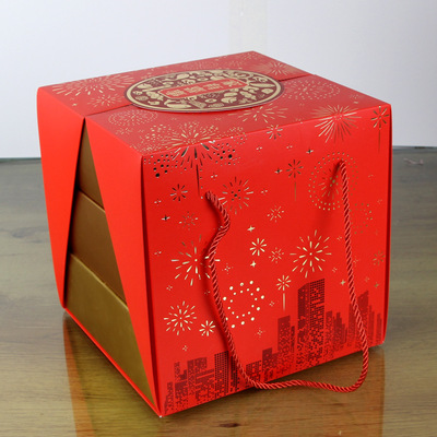 喜糖盒子伴手礼品盒手提礼品包装盒婚庆糖果盒子大礼包包装盒批发