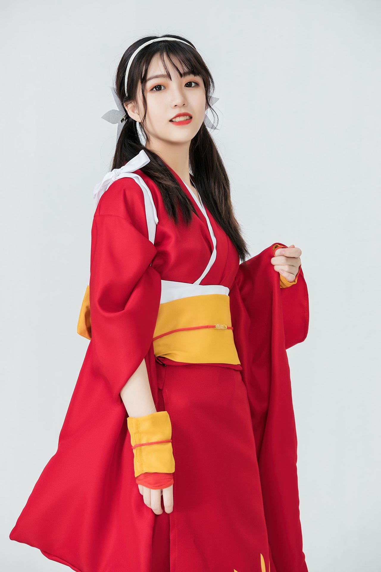 现货动漫 文豪野犬cosplay 夜叉白雪 泉镜花cos服浴衣和服女装