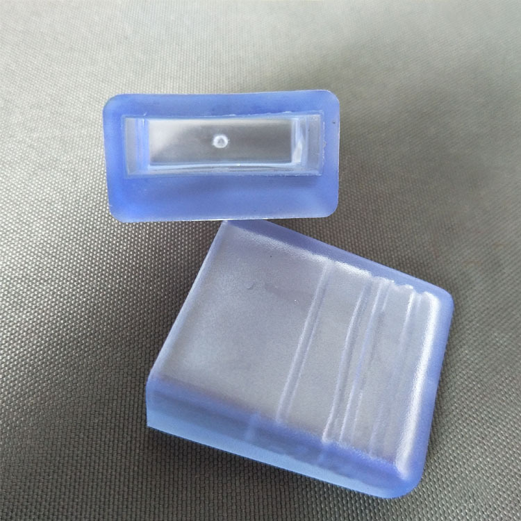 10*30方管外套透明pvc橡胶凳子脚套管帽防水椅子脚套软胶套防滑垫