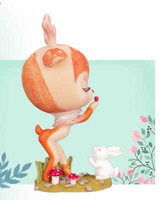 家居装饰清新梦鹿送女生送闺蜜创意树脂工艺品摆件 车饰摆件礼品