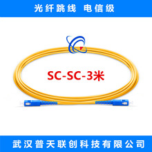 单模光纤跳线 SC/UPC-SC/UPC-SM-SX-3.0M电信级 LSZH 尾纤 光跳纤