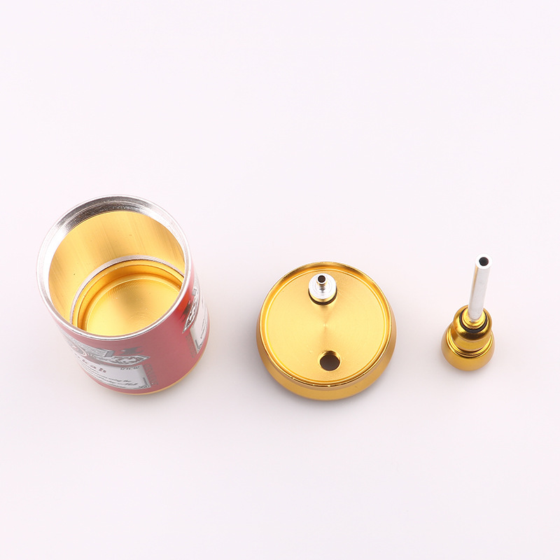 产地货源新款可乐瓶造型烟斗 跨境铝合金罐头烟斗 带皮管可拆卸烟