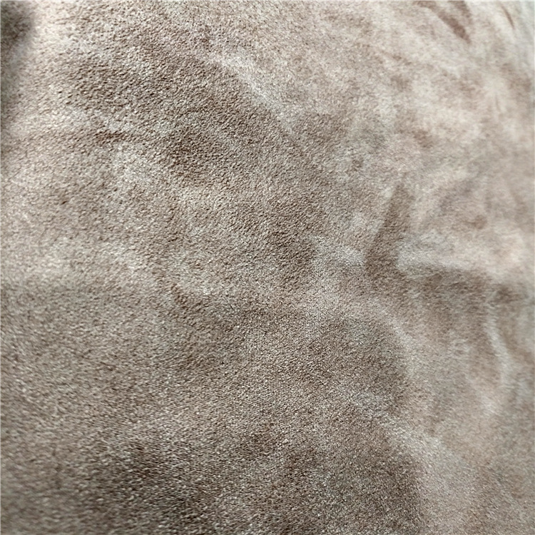 弹力黑超纤绒面双面反翻毛麂皮绒布真超纤磨砂绒面皮二层皮面料